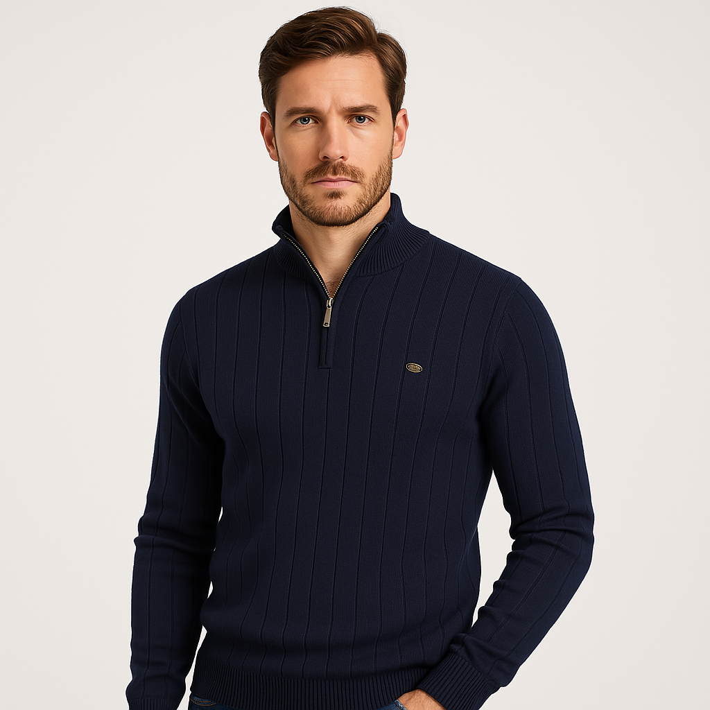 Jenson Pullover mit Viertelreißverschluss